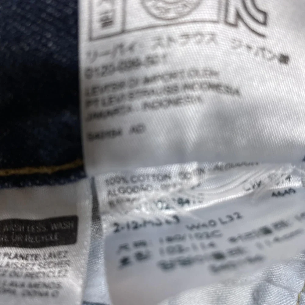Levis 505 Jeans Mens 40x32 Blue Regular Fit Straight Leg Denim Medium Wash